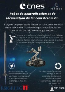 esigelec et top aero robot de neutralisation et de sécurisation du lanceur dream on 1 copie copie