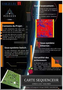 esigelec affiche carte sequenceur 2023 maël parot